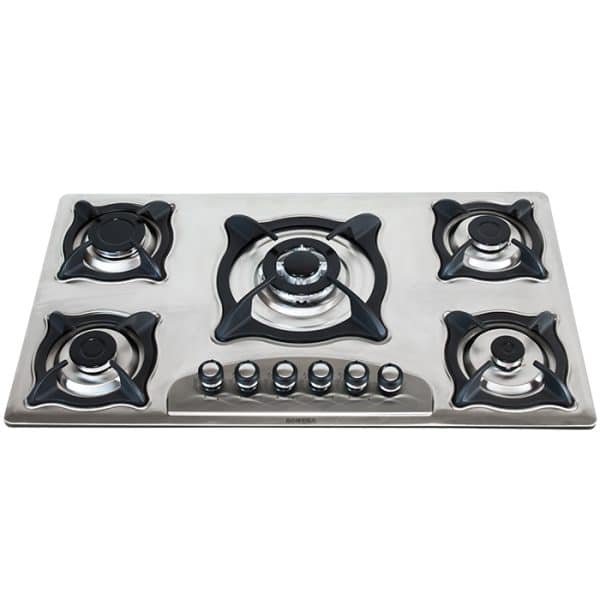 اجاق گاز استیل رمگا 5 شعله وسط 540T استاندارد
