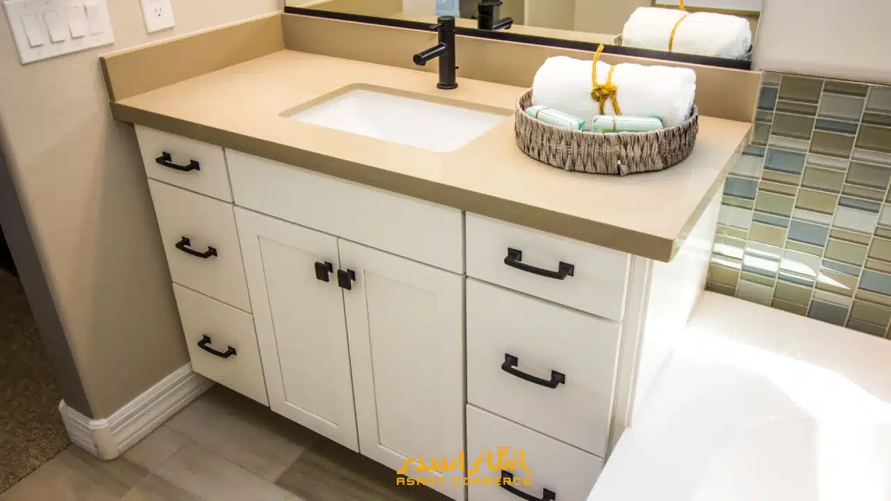 روش نصب روشویی کابینتی